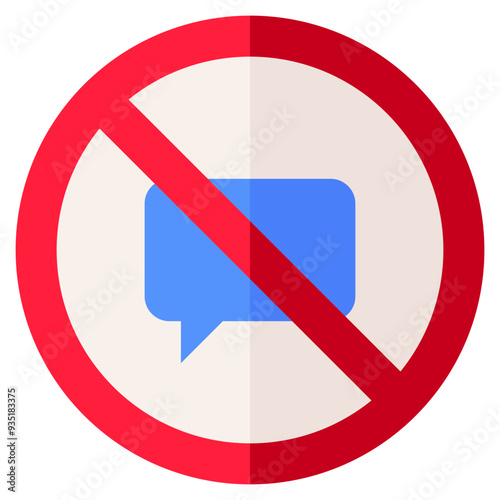 No Talking Icon