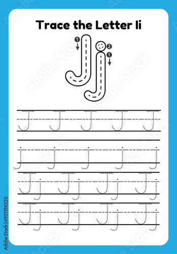 English alphabet tracing practice worksheets, educational letters a-b dot tracing pattern For children in kindergarten