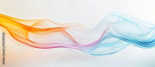 Vibrant Flowing Waves, a dynamic abstract design showcasing swirling colors against a blank backdrop, inviting creativity and imagination in digital spaces.