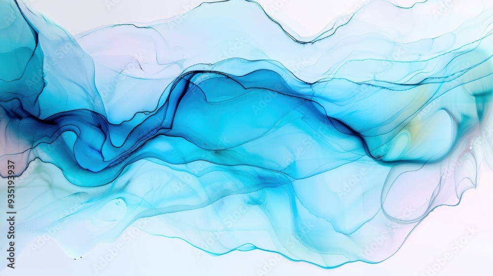 Elegant blue abstract wallpaper featuring intricate paint patterns and flowing ink textures, ideal for modern decor and artistic design elements in any space. Elegant blue abstract wallpaper featuring intricate paint patterns and flowing ink textures, ideal for modern decor and artistic design elements in any space.