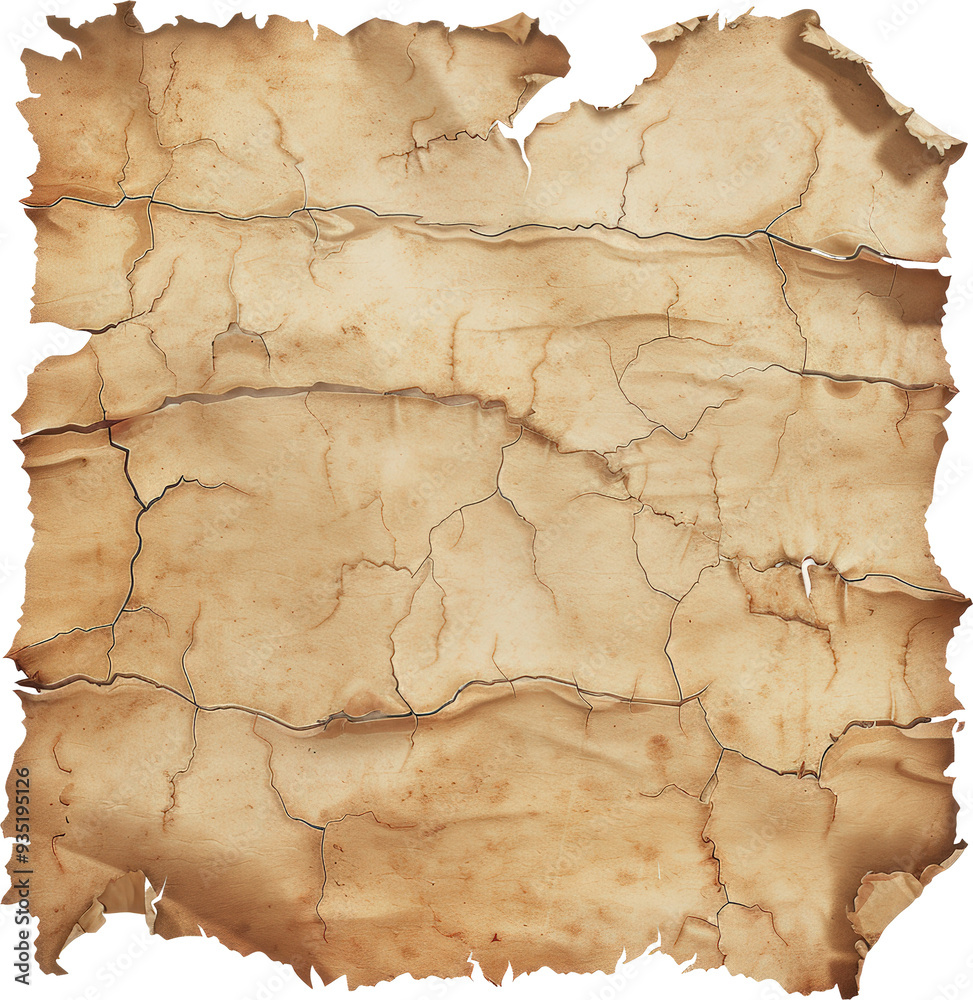 Fototapeta premium Old, aged parchment paper