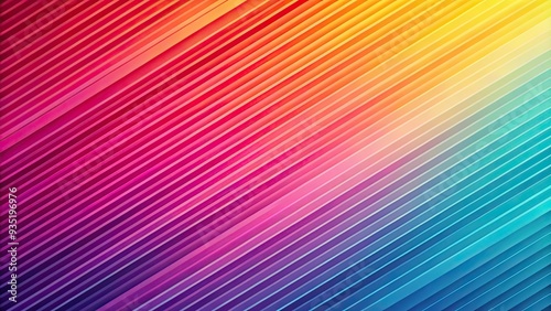 Abstract Diagonal Striped Background with Vibrant Colors