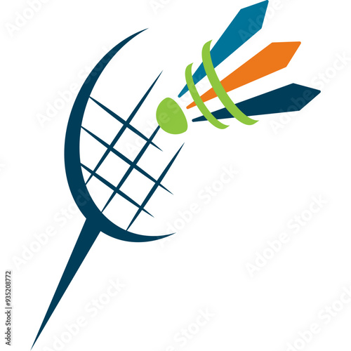 Badminton Modern Logo