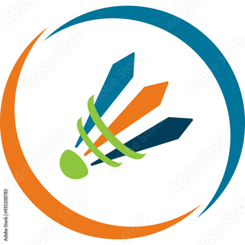 Badminton Modern Logo