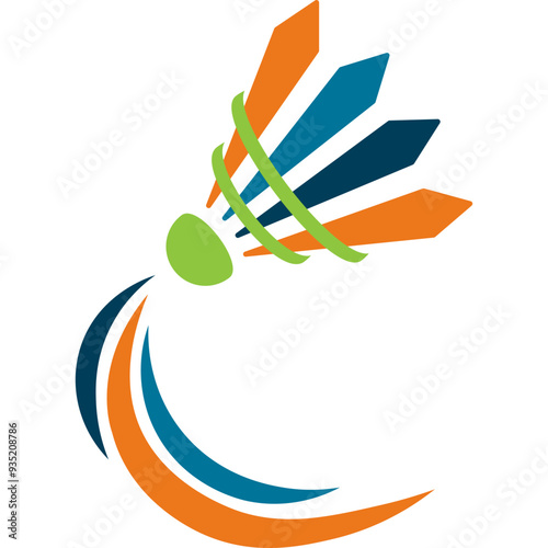 Badminton Modern Logo
