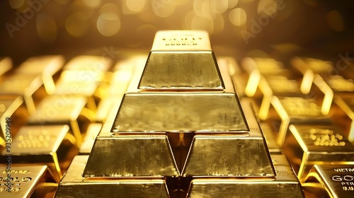 Obraz na płótnie Gold transfer online pay income t gold rich brilliant cash trade w salonie