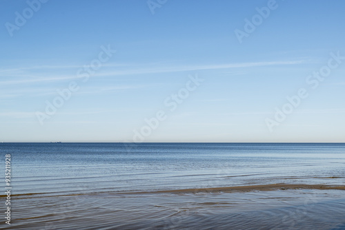 Still Baltic sea, Jurmala Latvia.