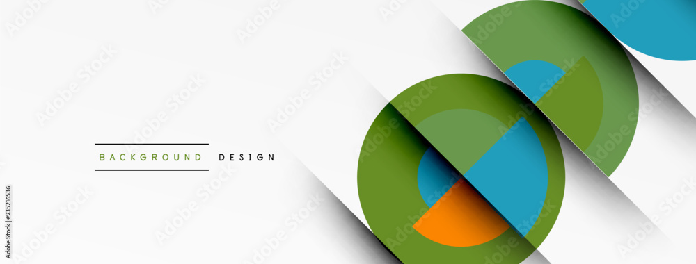 Geometric design abstract background - circles squares Geometric design abstract background - circles squares