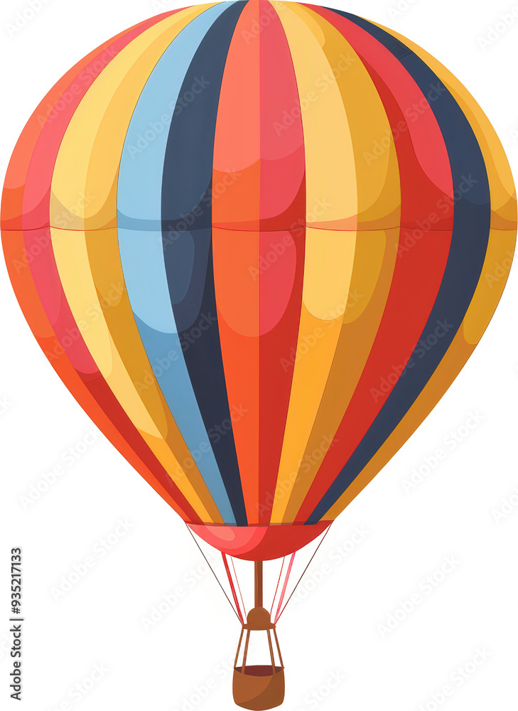 Fototapeta premium Colorful hot air balloon