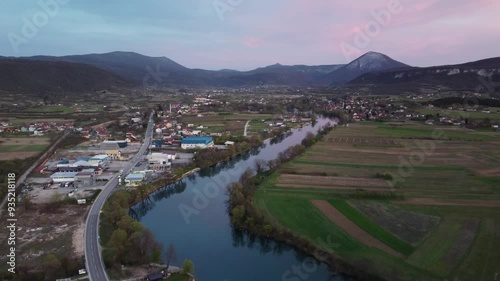view of the city from the river