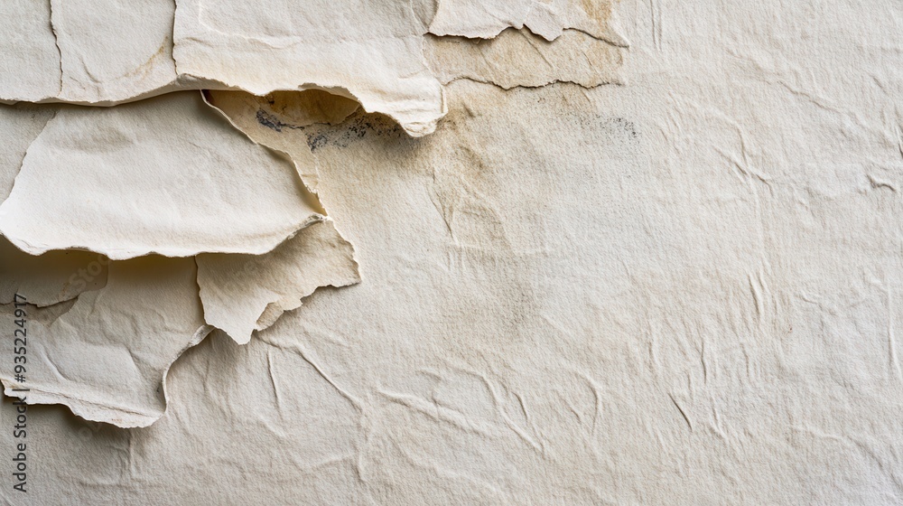Textured handmade paper reveals intricate layers and subtle imperfections, ideal for creative projects and artistic endeavors