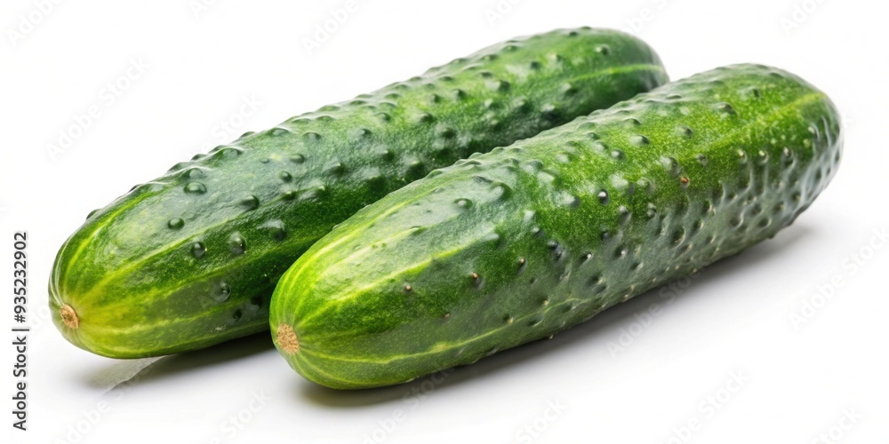 Two fresh cucumbers, healthy, organic, vegetables, green, food, natural, diet, nutrition, freshness, raw, vegan, vegetarian Two fresh cucumbers, healthy, organic, vegetables, green, food, natural, diet, nutrition, freshness, raw, vegan, vegetarian
