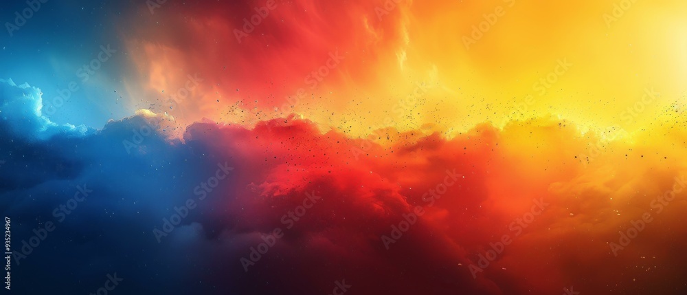 Obraz premium Abstract Cloudscape Art, Digital Painting