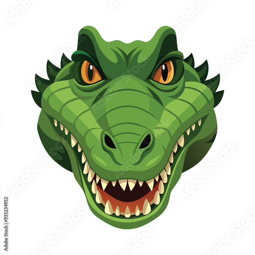 Crocodile Vector Illustration - Detailed and Versatile Crocodile Design