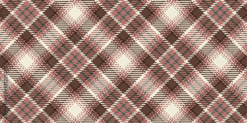 Vector checkered pattern. Tartan, textured seamless twill for flannel shirts, duvet covers, other autumn winter textile mills. Vector Format