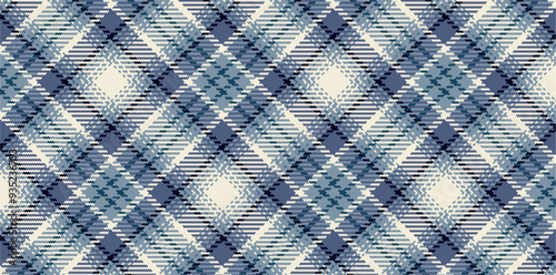 Vector checkered pattern. Tartan, textured seamless twill for flannel shirts, duvet covers, other autumn winter textile mills. Vector Format