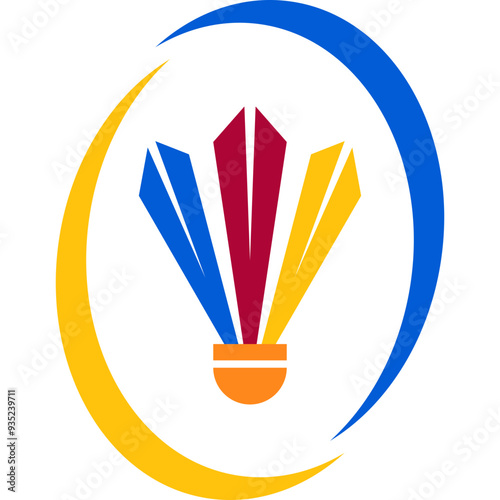 Badminton Modern Logo