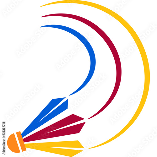 Badminton Modern Logo