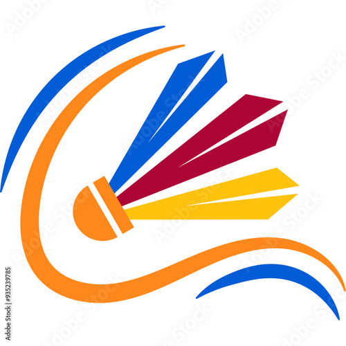 Badminton Modern Logo