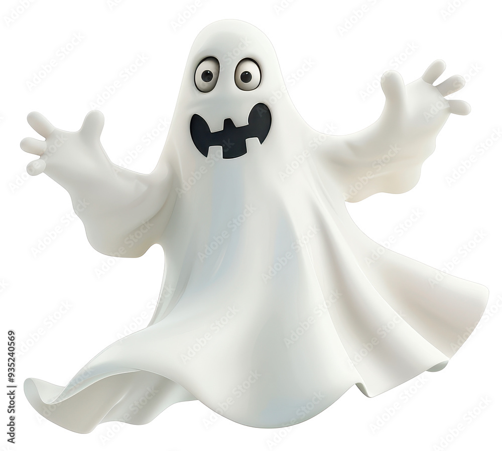 flying ghost isolated on transparent background flying ghost isolated on transparent background