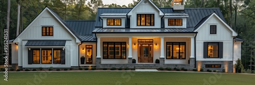 Luxurious Multi-Level House with Stone Exterior