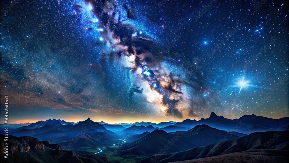celestial, starry night skies in deep, rich Aquila Blue, evoking wonder and contemplation through epic, sprawling vistas and pinpoint light sources celestial, starry night skies in deep, rich Aquila Blue, evoking wonder and contemplation through epic, sprawling vistas and pinpoint light sources