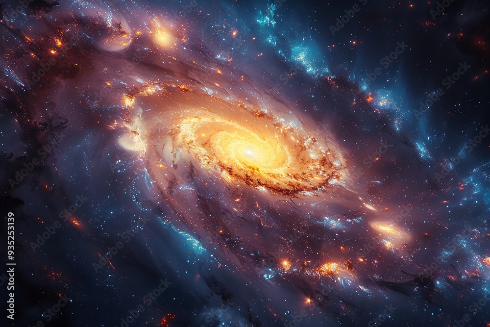 Celestial Symphony of Chaos abstract representation of universe creation where cosmic dust celestial body dance chaotic yet harmonious symphony Bright swirling galaxy merge dark void creating stunning Celestial Symphony of Chaos abstract representation of universe creation where cosmic dust celestial body dance chaotic yet harmonious symphony Bright swirling galaxy merge dark void creating stunning