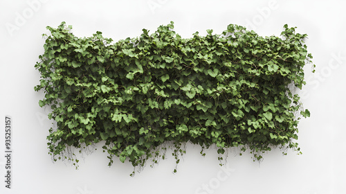 Fresh green grass on a white background