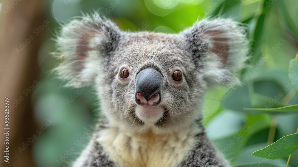 Cute Koala Looking Directly at the Camera Cute Koala Looking Directly at the Camera