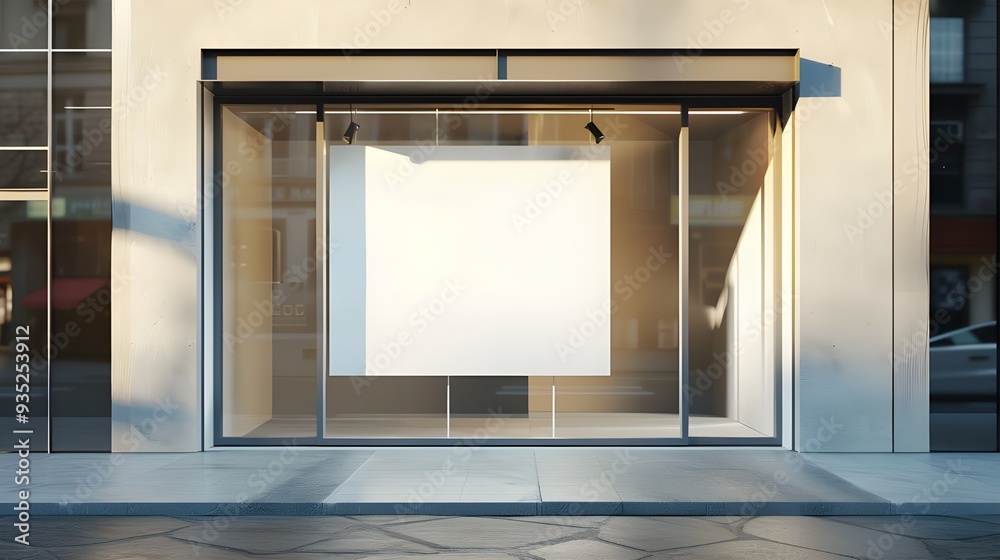 Blank store signage sign design mockup isolated, Clear shop template Blank store signage sign design mockup isolated, Clear shop template