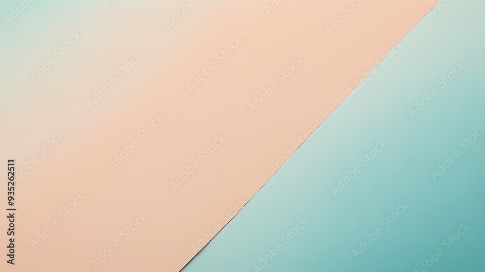 Abstract Pastel Background with Peach and Aqua Colors Abstract Pastel Background with Peach and Aqua Colors