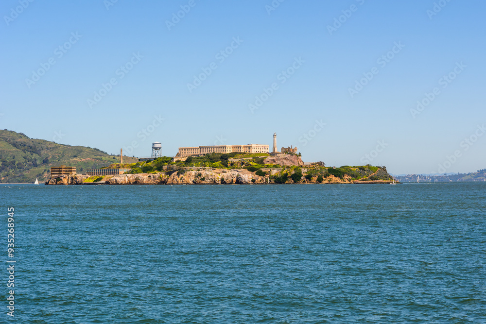 Alcatraz prison island in San Francisco, California, USA Alcatraz prison island in San Francisco, California, USA