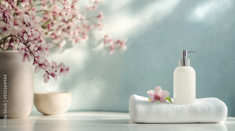 spa still life with candles and flowers spa still life with candles and flowers