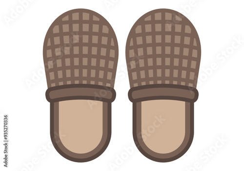 Zapatillas de estar por casa marrón