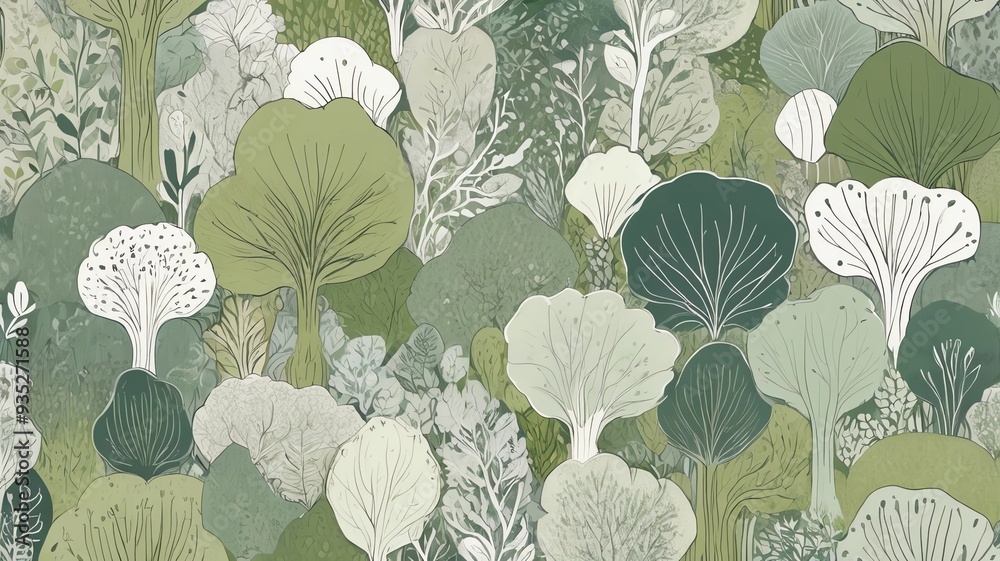 Naklejka premium seamless pattern with flowers