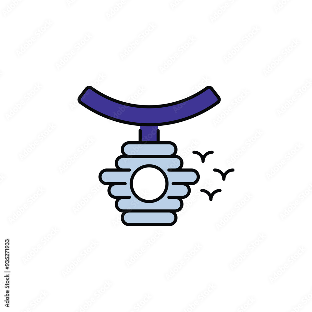 Fruit basket icon design with white background stock illustration Fruit basket icon design with white background stock illustration