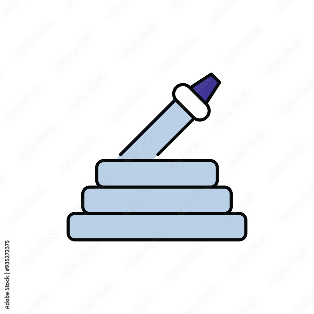 Water Pipe icon design with white background stock illustration Water Pipe icon design with white background stock illustration
