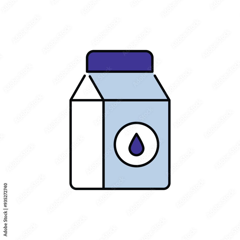 Milk icon design with white background stock illustration Milk icon design with white background stock illustration