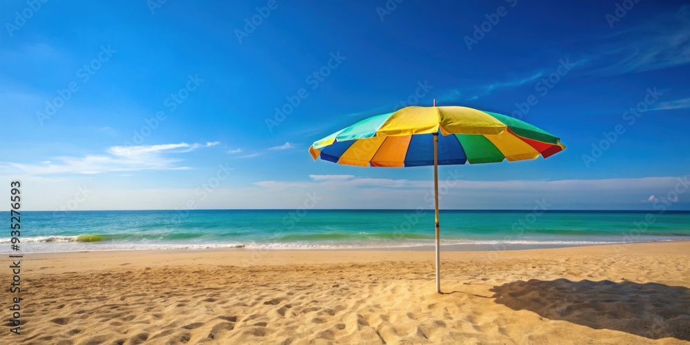 Seaside beach umbrella providing shade on a sunny summer day, seaside, beach, umbrella, shade, summer, sunny, relaxation, vacation Seaside beach umbrella providing shade on a sunny summer day, seaside, beach, umbrella, shade, summer, sunny, relaxation, vacation
