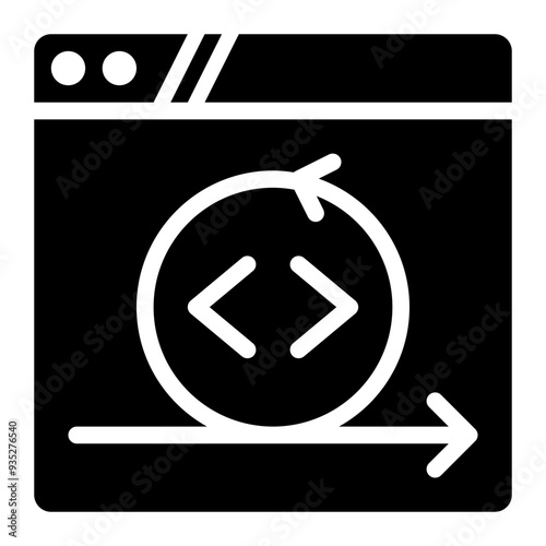 agile, iterative, iteration, development, methodology, web development solid or glyph icon