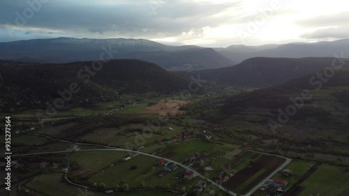 view of the mountains