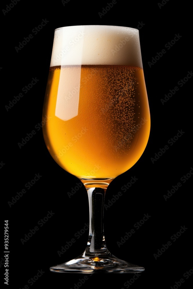 A close-up of a refreshing glass of beer, showcasing its golden color and creamy foam, perfect for beverage enthusiasts. A close-up of a refreshing glass of beer, showcasing its golden color and creamy foam, perfect for beverage enthusiasts.