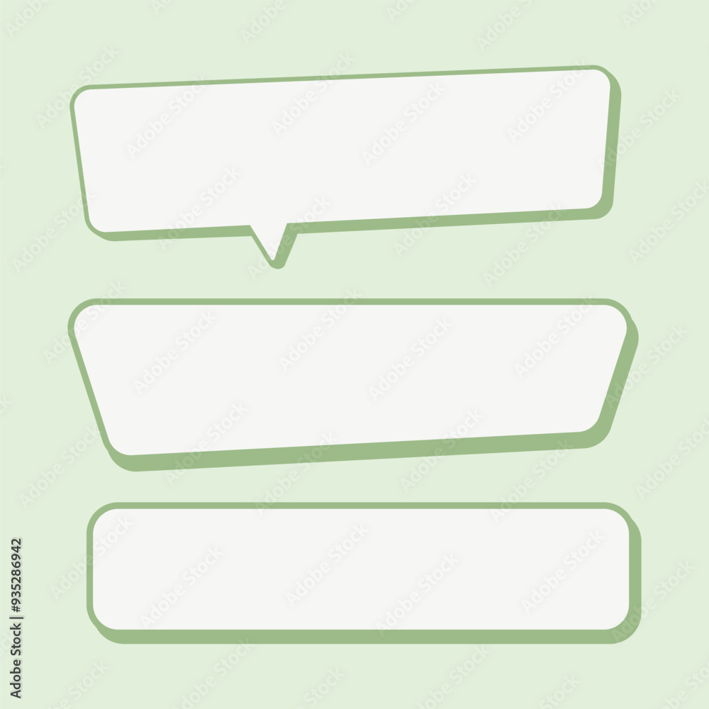 Speech Bubble and Thought Balloon Vector Design Speech Bubble and Thought Balloon Vector Design