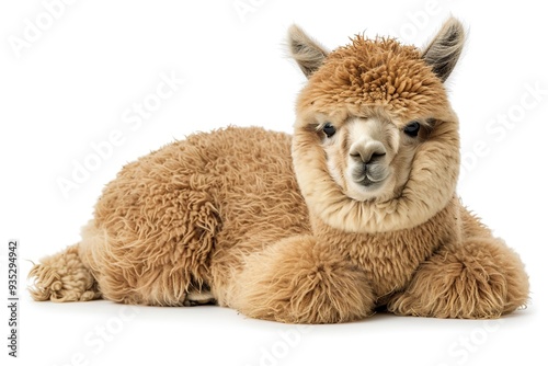 Cute Alpaca Portrait