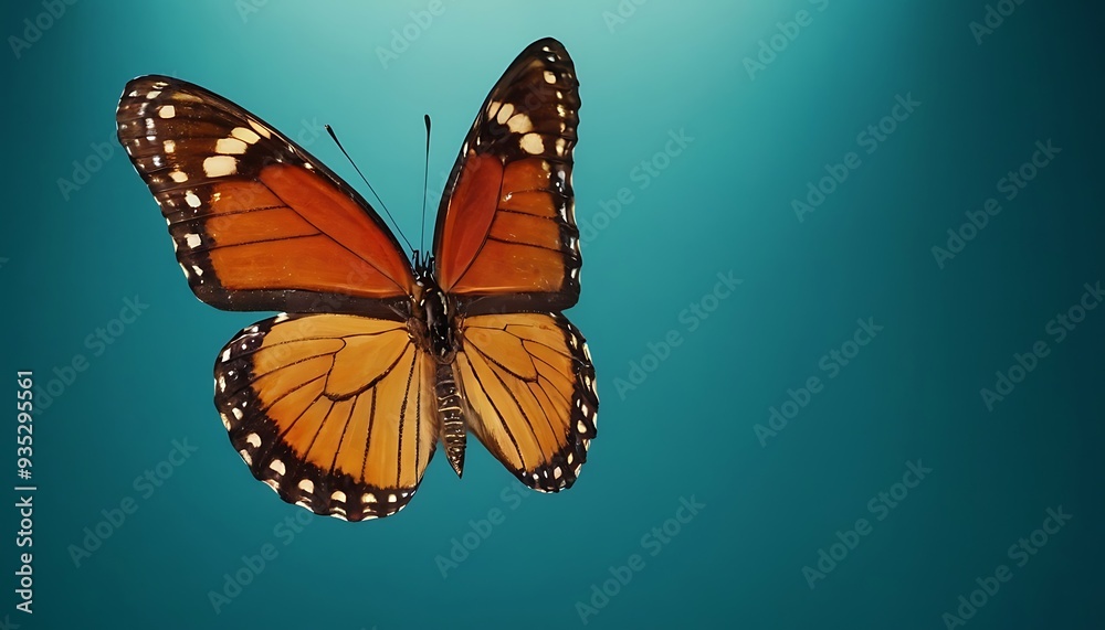 Obraz premium beautiful butterfly close up photo3