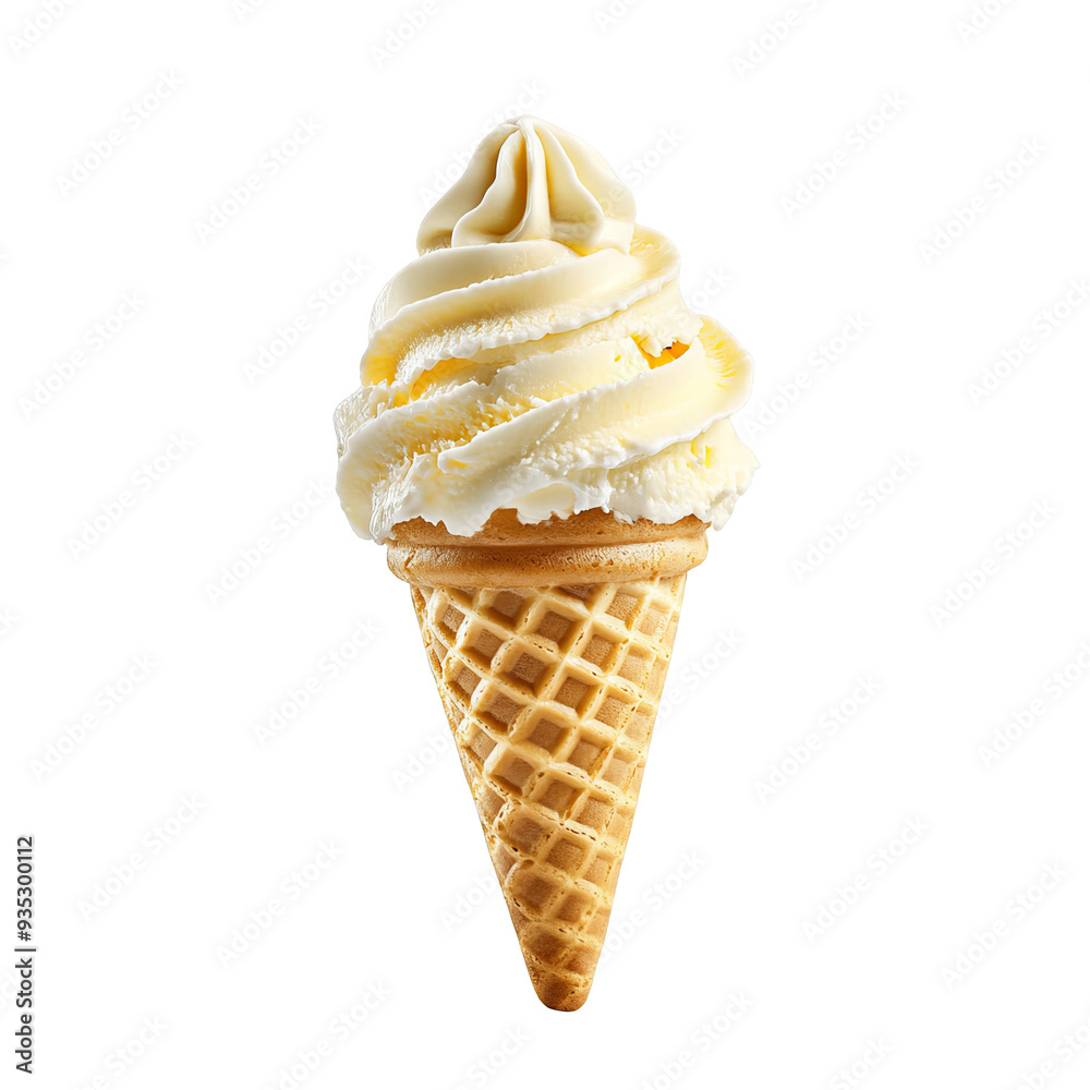 Vanilla Ice Cream Cone Vanilla Ice Cream Cone