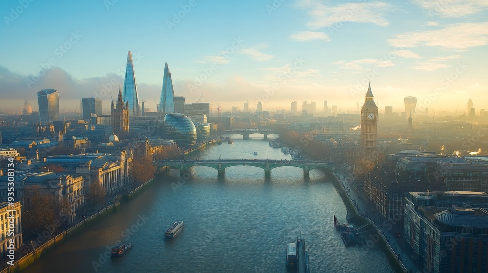 Obraz premium Panoramic View of London