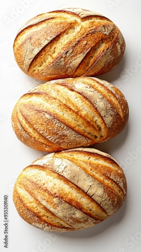 Wallpaper Mural Freshly baked artisan bread loaves with a crispy crust and a soft interior, perfect for sandwiches or as a side dish. Torontodigital.ca