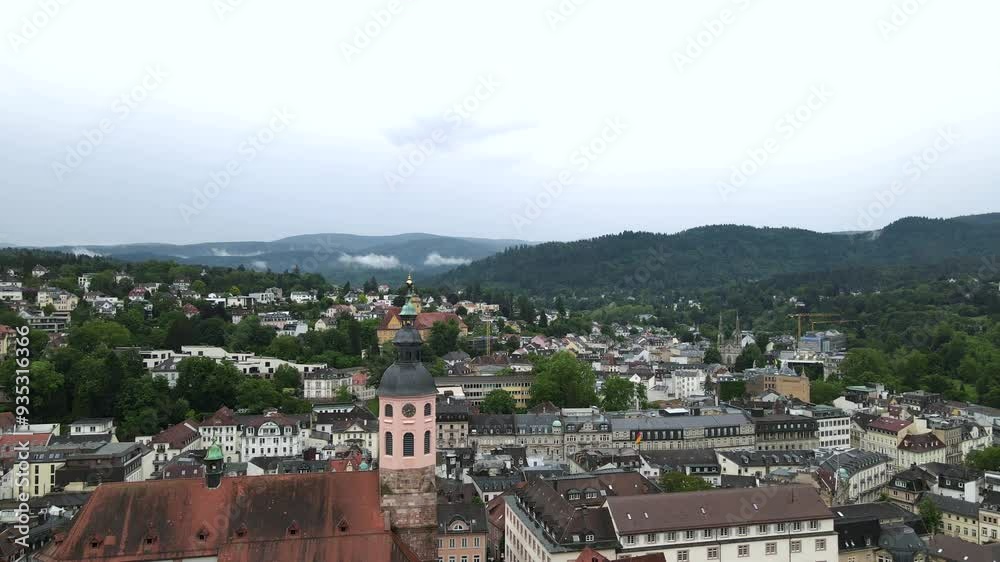 Baden-Baden Germany - A city of historical aristocratic culture and art 