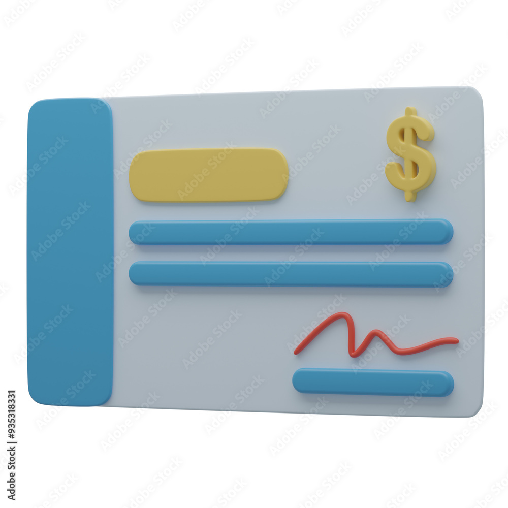 3D Check Payment For Real Estate Payment